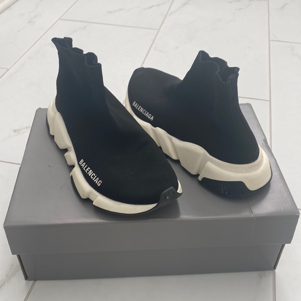 Balenciaga speed recycled knit sneakers - Picture 1 of 4